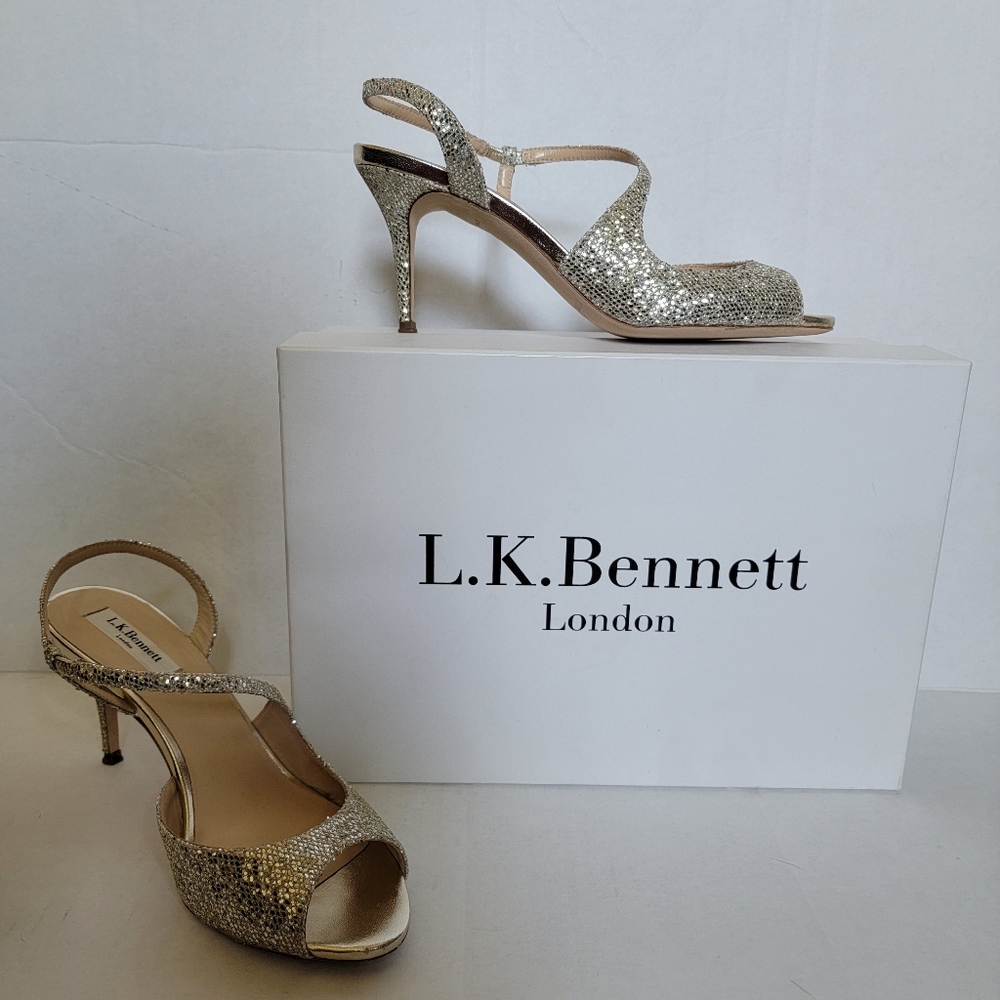 L.K. Bennett Palmita Heels 38.5 (8)